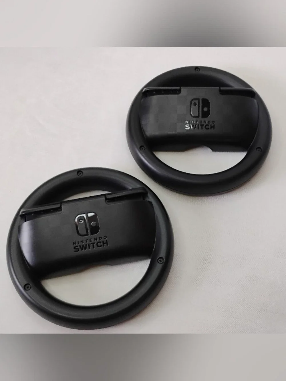 2pc Set Official Nintendo Switch Joy Con Steering Wheel Adapters For Mario Kart